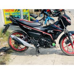 tem rời raider zin R full đen đỏ