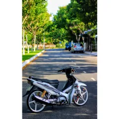 Tem Rời Dán Xe Sirius Mẫu Trắng Đen Cực Đẹp, Hàng 3 Lớp Chất Lượng Cao Quyen Decal