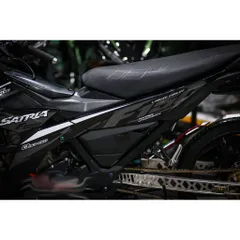 Tem rời Raider Fi- Satria Fi mẫu F150 đen xám, in sắc nét, 3 lớp không phai màu CM00038 1 2