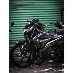 Tem rời Raider Fi- Satria Fi mẫu F150 đen xám, in sắc nét, 3 lớp không phai màu CM00038 1 2