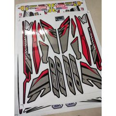 Tem Xe Winner Gtr V1 150R Đen  - Decal In Chất Lượng