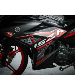 [FreeShip] [Ảnh thật] TEM RỜI mẫu Y15ZR cam cho Exciter 150 đen nhám - có thể đổi màu tùy xe Quyen Decal