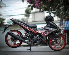 [FreeShip] [Ảnh thật] TEM RỜI mẫu Y15ZR cam cho Exciter 150 đen nhám - có thể đổi màu tùy xe Quyen Decal