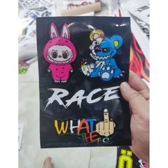 Combo tem sticker gấu quỷ bạo lực-gâú dâu-em bé nín dễ thương mẫu mới