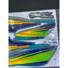 Tem rời Wave nhỏ Alpha mẫu zin cho xe xanh - tem 3 lớp cao cấp không bay màu Quyen Decal