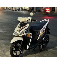 [Siêu Sale] Tem rời Mio M3 125 xe trắng - mẫu lửa vàng siêu chất - cao cấp không bay màu Quyen Decal