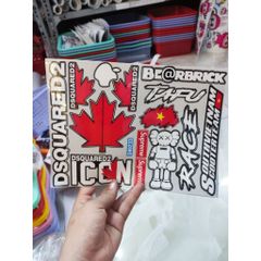 Trọn bộ tem sticker Race, South Vietnam, Lá phông