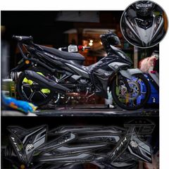 tem rời exciter 135 LC phối bạc đen mới
