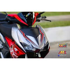 Tem Rời Dán Xe Winner X Mẫu Chỉ Đỏ Trắng Đen Cực Hot, Hàng 3 Lớp Chất Lượng Cao Không Bay Màu Quyen Decal