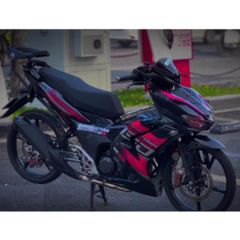 TEM DÁN RS150R XE WINNER X V3 MÀU ĐEN HỒNG - Decal Cao Cấp Nhất