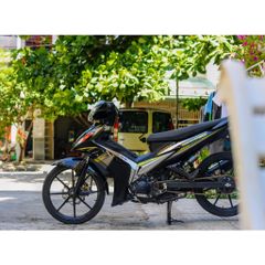 Tem Rời Dán Xe Exciter 2009 Mẫu Vàng Đen Hàng Hot, Hàng 3 Lớp Chất Lượng Cao Quyen Decal