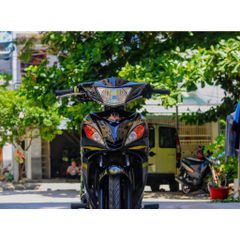 Tem Rời Dán Xe Exciter 2009 Mẫu Vàng Đen Hàng Hot, Hàng 3 Lớp Chất Lượng Cao Quyen Decal