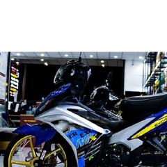 Tem Rời Exciter 135 MX Trắng Xanh Gp