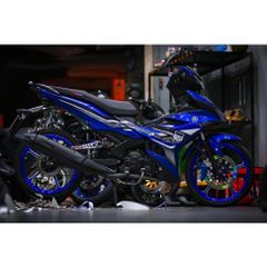 Tem rời Exciter 150 bản Y15ZR 2022 phối xanh GP full, in sắc nét, 3 lớp không phai màu CM00023 1 2