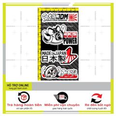 SHINDECAL- LOGO STICKER DÁN XE MÁY MINI M11 - Tem 3 Lớp  Cao Cấp