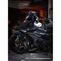 Tem rời Exciter 150 mẫu zin 2018 đen xám chỉ vàng, in sắc nét, 3 lớp không phai màu CM00017 1 2