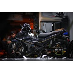 Tem rời Exciter 150 mẫu zin 2018 đen xám chỉ vàng, in sắc nét, 3 lớp không phai màu CM00017 1 2
