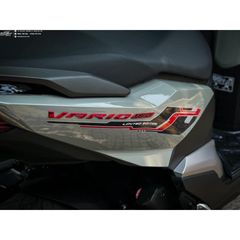tem rời vario 160 xi măng mẫu chế đỏ đen , tem 3 lớp bền màu - Decal Cao Cấp Nhất