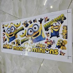 Tem set gấu dâu lotso dán trang trí xe máy kích thước 20x60cm - Tem 3 Lớp  Cao Cấp