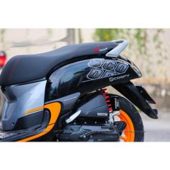 Tem rời Scoopy đen xám cam, in sắc nét, 3 lớp không phai màu CM00109 1 2
