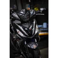 Tem rời xe Winner V1 mẫu RS150R sọc xám đen trắng, thiết kế đẹp mắt, in sắc nét, 3 lớp không bay màu MD00129 Cao Cấp
