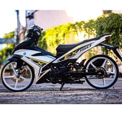 Tem Rời Yamaha Exciter 150 Dán Xe Trắng  - Decal In Chất Lượng