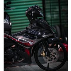 Tem rời exciter 150 đỏ đen cover 2023 đẹp , tem 3 lớp bền màu - Decal Cao Cấp Nhất