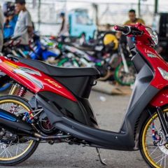Tem Rời Yamaha Mio Z Đời Đầu Dán Xe Đỏ  - Decal In Chất Lượng