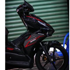 tem rời ab 125 đen đỏ 2023 mẫu mới , tem 3 lớp bền màu - Decal Cao Cấp Nhất