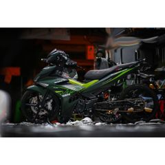 Tem rời Exciter 150 mẫu MX King 2019 xanh lá rêu, in sắc nét, 3 lớp không bay màu CM00014 1 2