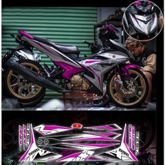 Tem rời Exciter 150 Mx zin trắng đen phối đủ màu
