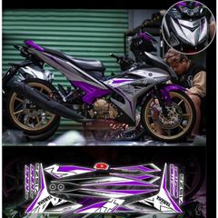 Tem rời Exciter 150 Mx zin trắng đen phối đủ màu