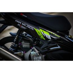 [Siêu Sale] [FreeShip] TEM RỜI mẫu ADN Special Edition xanh lá cho AirBlade Ab đen - mẫu mới cực hot Quyen Decal