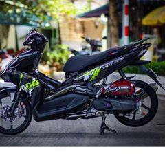 [Siêu Sale] [FreeShip] TEM RỜI mẫu ADN Special Edition xanh lá cho AirBlade Ab đen - mẫu mới cực hot Quyen Decal