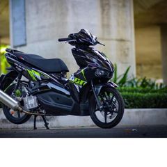 [Siêu Sale] [FreeShip] TEM RỜI mẫu ADN Special Edition xanh lá cho AirBlade Ab đen - mẫu mới cực hot Quyen Decal