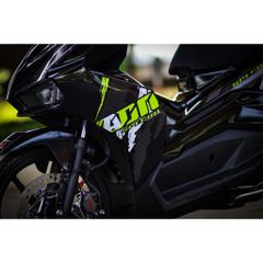 [Siêu Sale] [FreeShip] TEM RỜI mẫu ADN Special Edition xanh lá cho AirBlade Ab đen - mẫu mới cực hot Quyen Decal