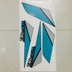 Tem rời Dio SR xanh ngọc - tem in siêu nét - không bay màu Quyen Decal
