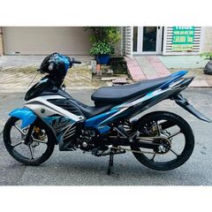 Tem Rời Dán Xe Exciter 135 2011 Mẫu LC 2017 Xanh Bạc Đen Cực Đẹp, Hàng 3 Lớp Chất Lượng Cao Quyen Decal