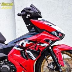 TEM DÁN ER XE WINNER X V3 MÀU ĐỎ TRẮNG HRC 2023 - Decal Cao Cấp Nhất