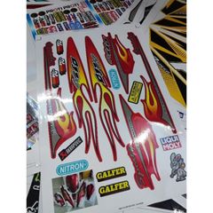 Tem Lửa Yamaha Mio 110 Đời Đầu  - Decal In Chất Lượng