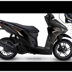 Tem Vario 125 Vàng dán xe Đen