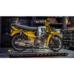 Tem Rời Dán Xe Dream Mẫu Vàng Đen Trắng Cực Đẹp, Hàng 3 Lớp Chất Lượng Cao Quyen Decal