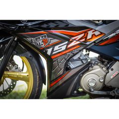 Tem Rời Dán Xe Exciter 150 Mẫu Chữ Y15 ZR Cam Bạc Đen Cực Hot, Hàng 3 Lớp Chất Lượng Cao Quyen Decal