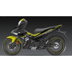 Tem Rời Mxking Xám Đen Phối Xanh Dạ Quang  - Decal In Chất Lượng