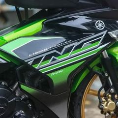 [FreeShip] [Ảnh thật] Tem rời MX King Xanh lá cho Exciter 150 đen - tem cao cấp không bay màu Quyen Decal