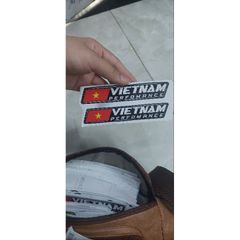Cặp tem dán phuộc  chữ VIỆT NAM