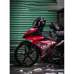 Tem rời Exciter 150 mẫu Y15ZR xe đỏ nhám, in sắc nét, 3 lớp không phai màu CM00024 1 2