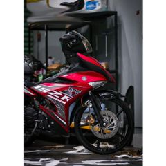 Tem rời Exciter 150 mẫu Y15ZR xe đỏ nhám, in sắc nét, 3 lớp không phai màu CM00024 1 2