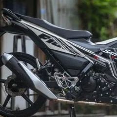 [FreeShip] TEM RỜI mẫu sọc trắng đen cho Satria F150 - mẫu mới siêu hot 2023 Quyen Decal