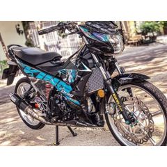 Tem Rời Raider Fi 150 King Drag Xanh Ngọc